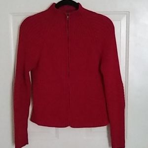 Christopher & Banks   Women's zip up sweater